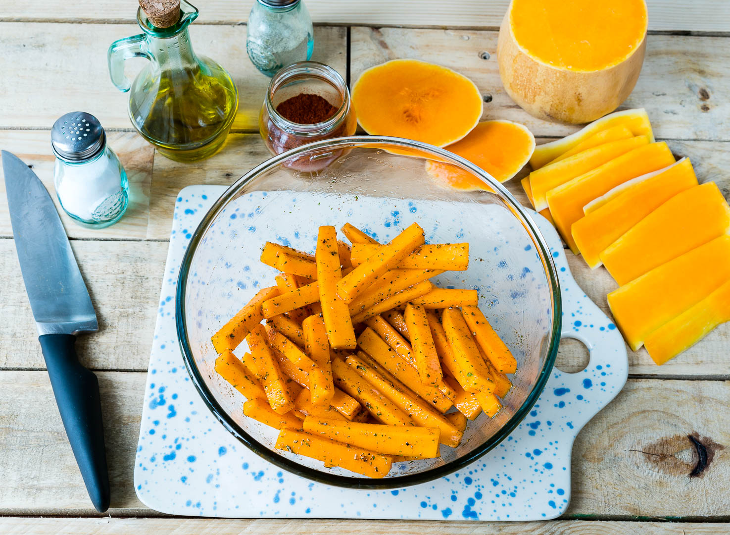 Baked Butternut Squash Fries are a Healthy Carb Treat!