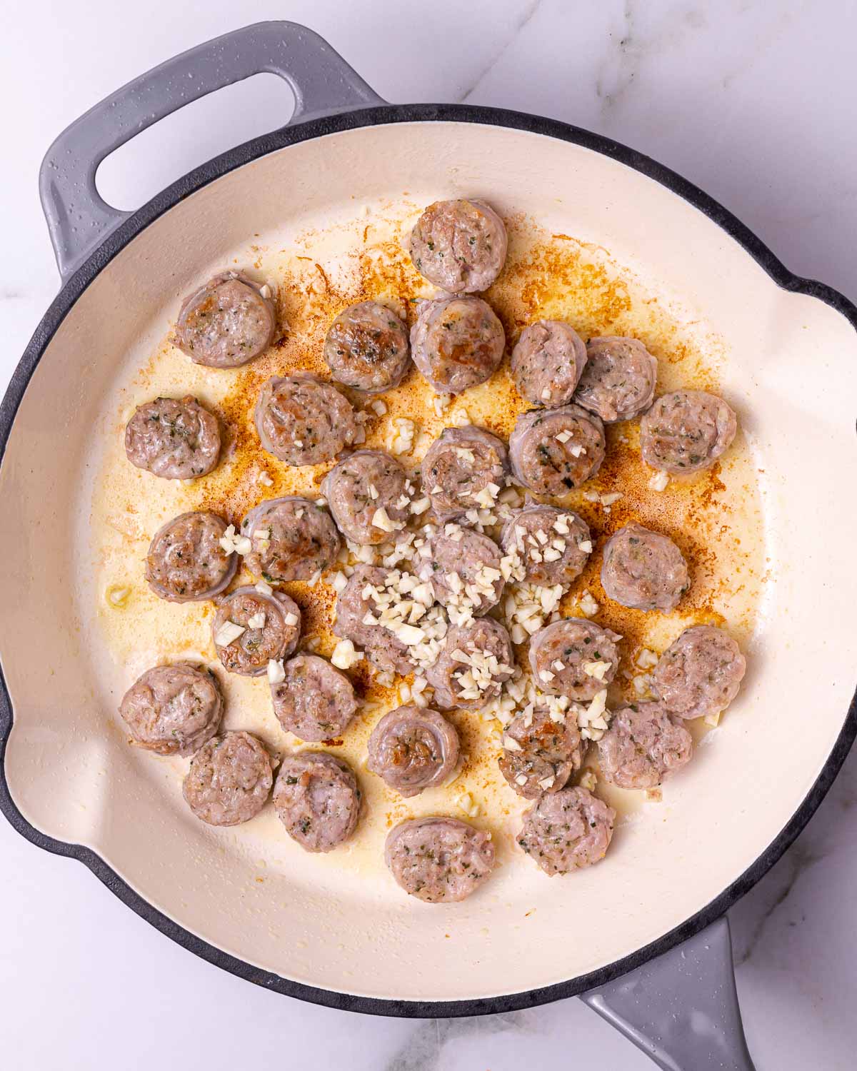 Creamy Butternut Squash + Rice & Sausage