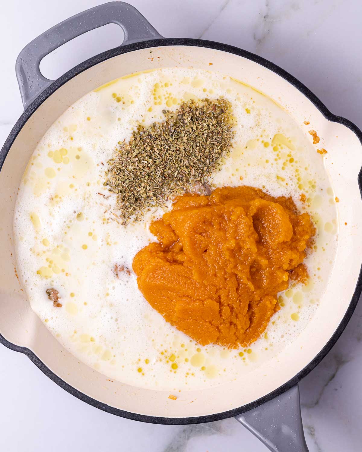 Creamy Butternut Squash + Rice & Sausage