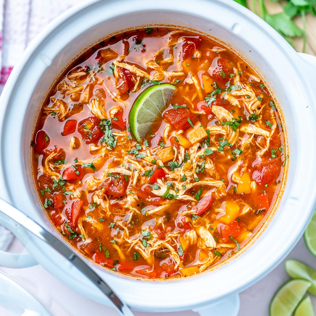 Crockpot Chicken Tortilla Soup