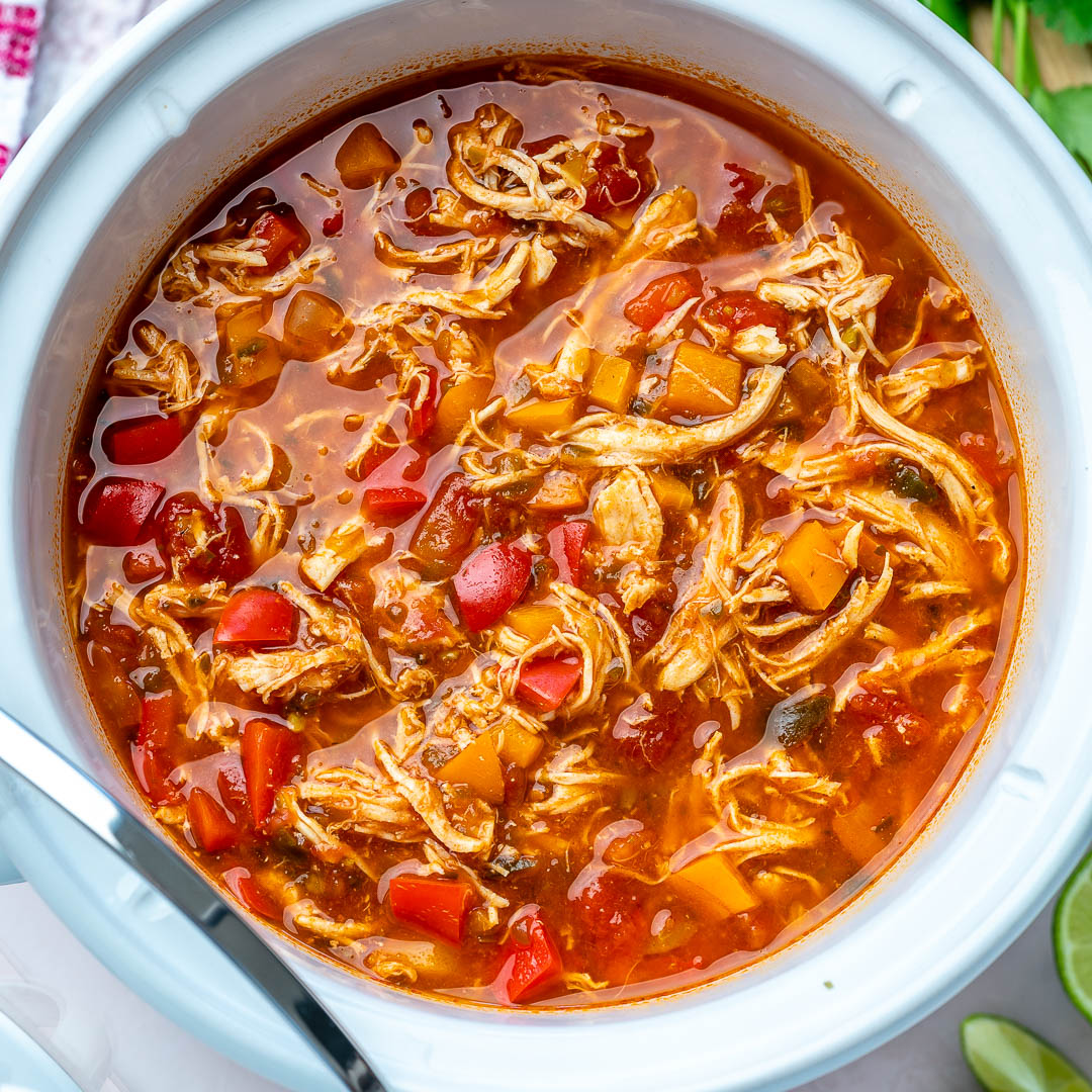 Crockpot Chicken Tortilla Soup