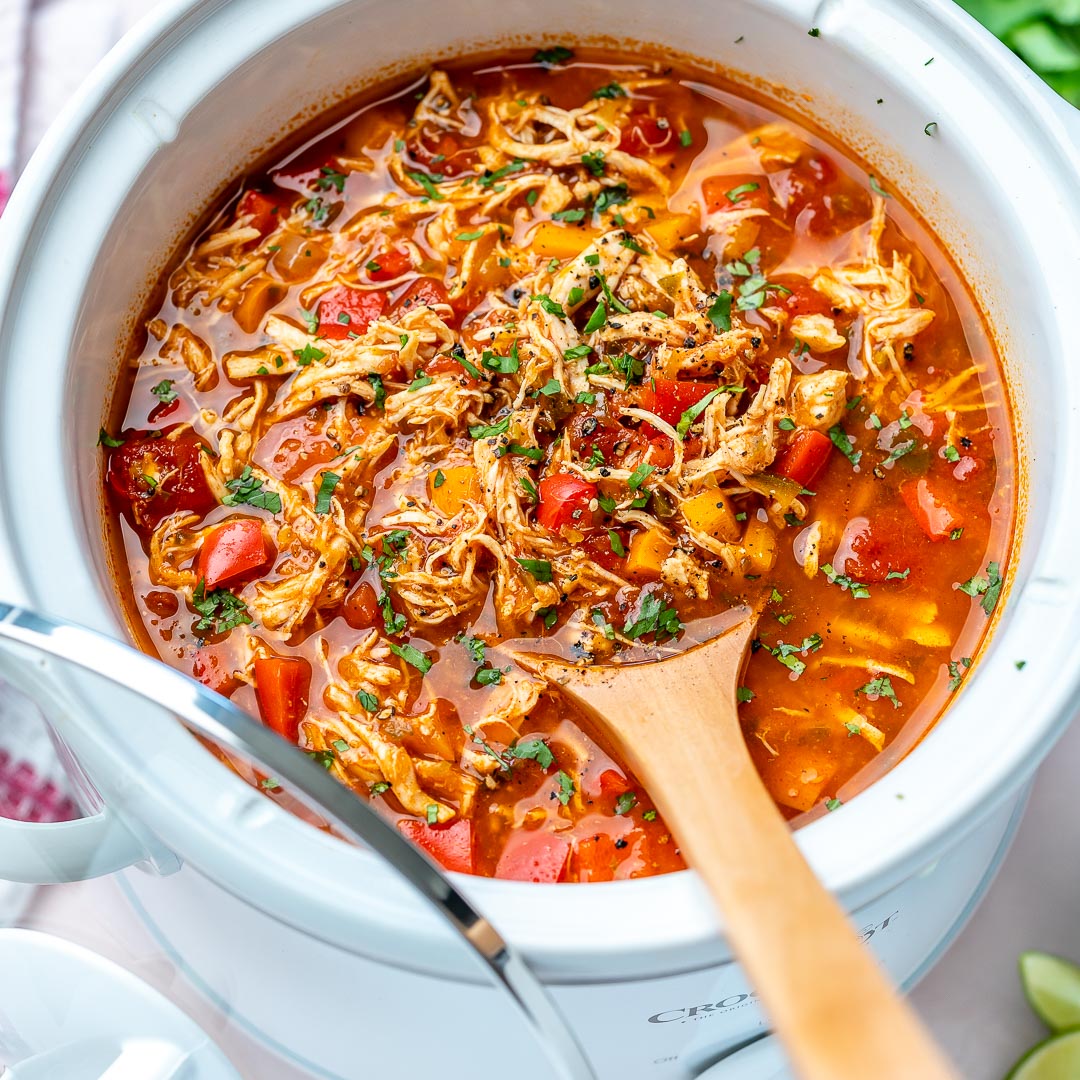 Crockpot Chicken Tortilla Soup