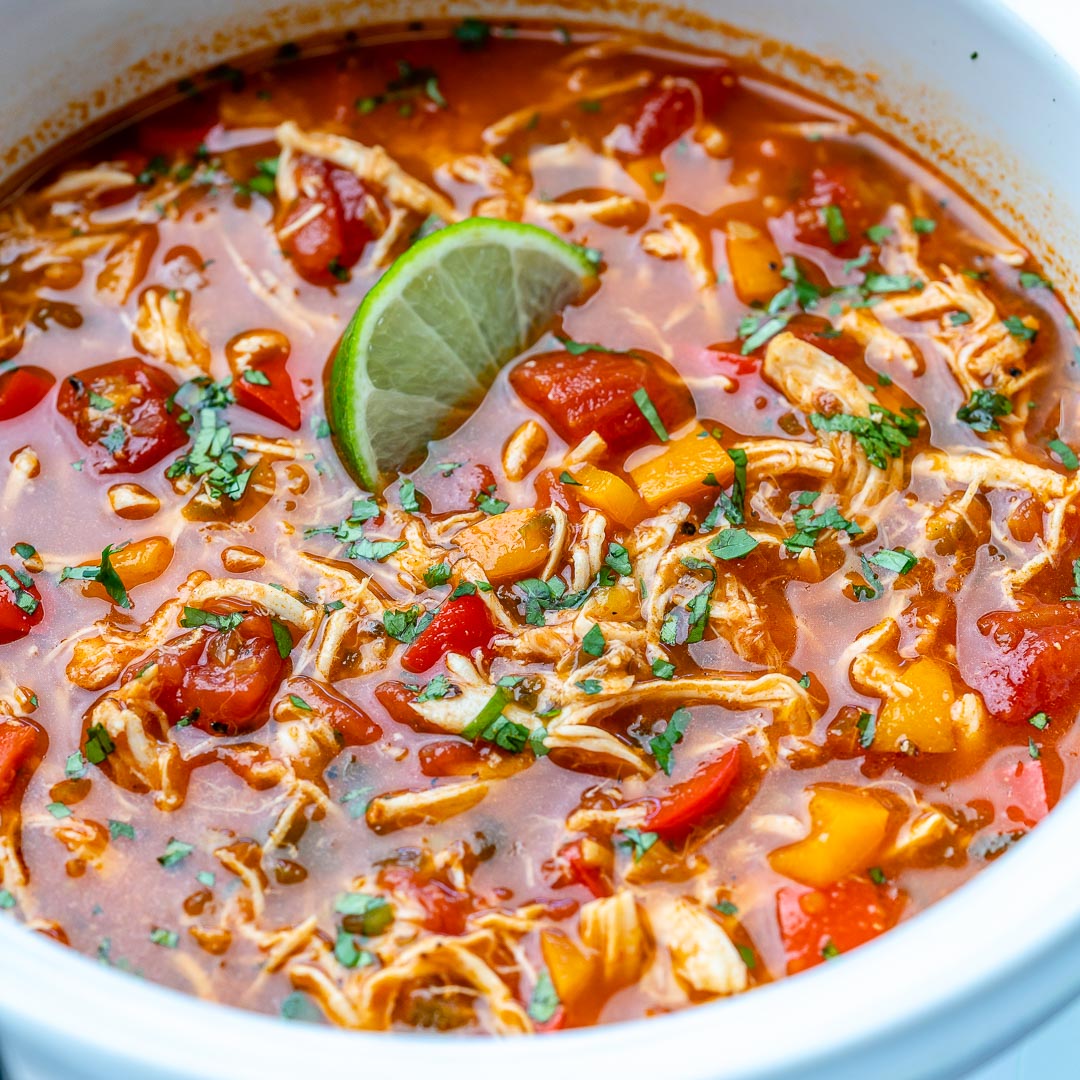 Crockpot Chicken Tortilla Soup
