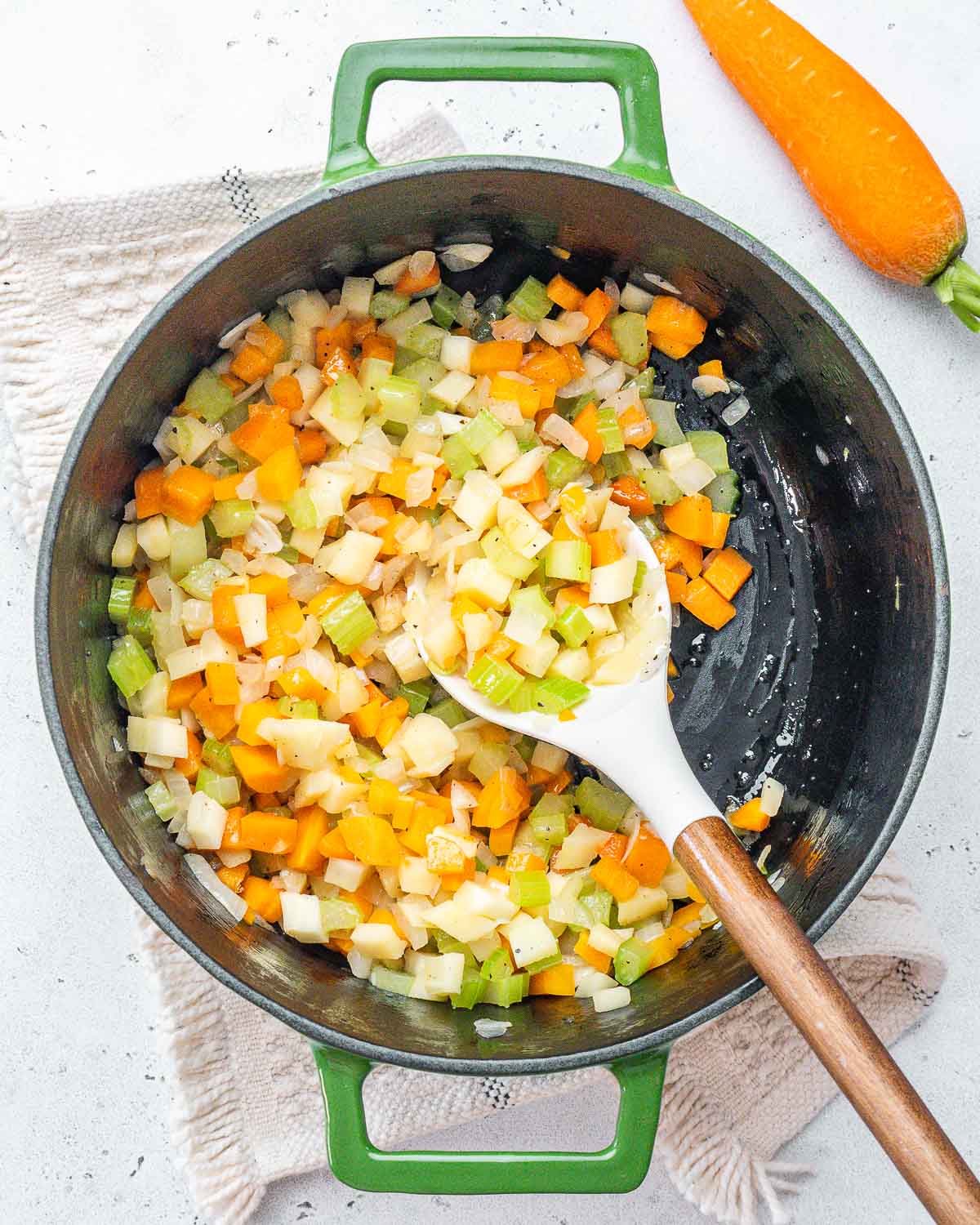 Hearty 3 Bean Soup High in Fiber and Protein