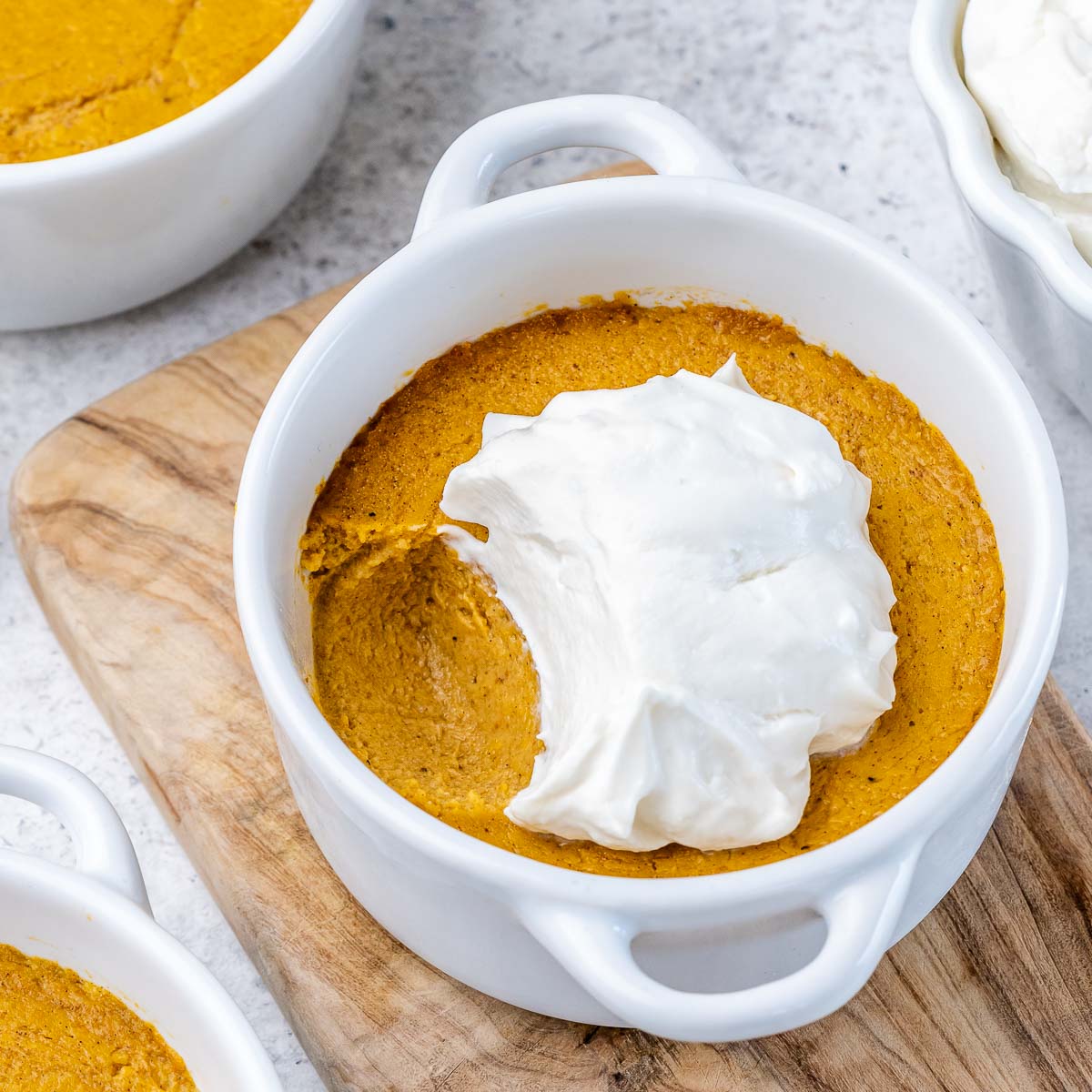 Mini Crustless Pumpkin Pies (Gluten-Free And Dairy-Free)