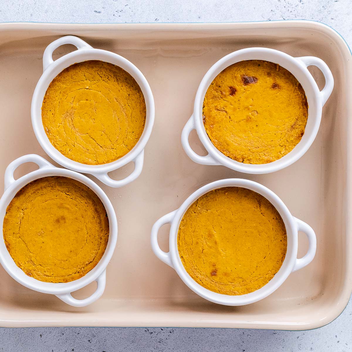 Mini Crustless Pumpkin Pies (Gluten-Free And Dairy-Free)