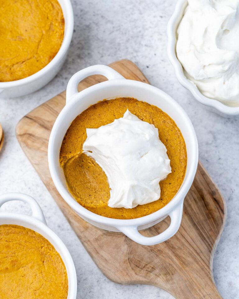 Mini Crustless Pumpkin Pies (Gluten-Free And Dairy-Free)