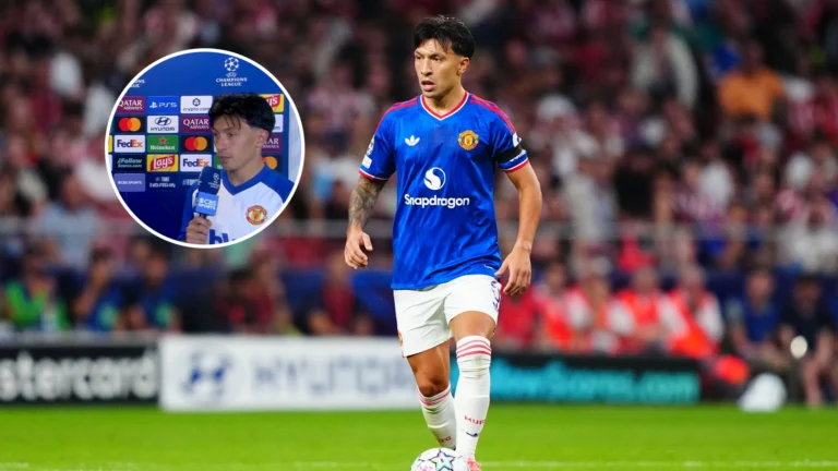 Peter Schmeichel reveals what happened just before Lisandro Martinez interview as ‘little bit clumsy’ claim made