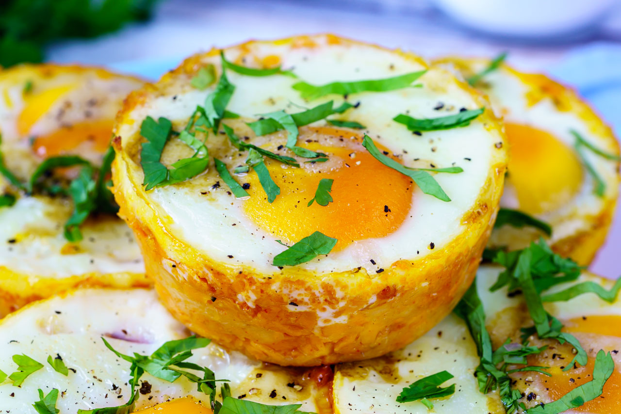Sweet Potato Egg Cups for a Simply Delicious Clean Eating Morning!