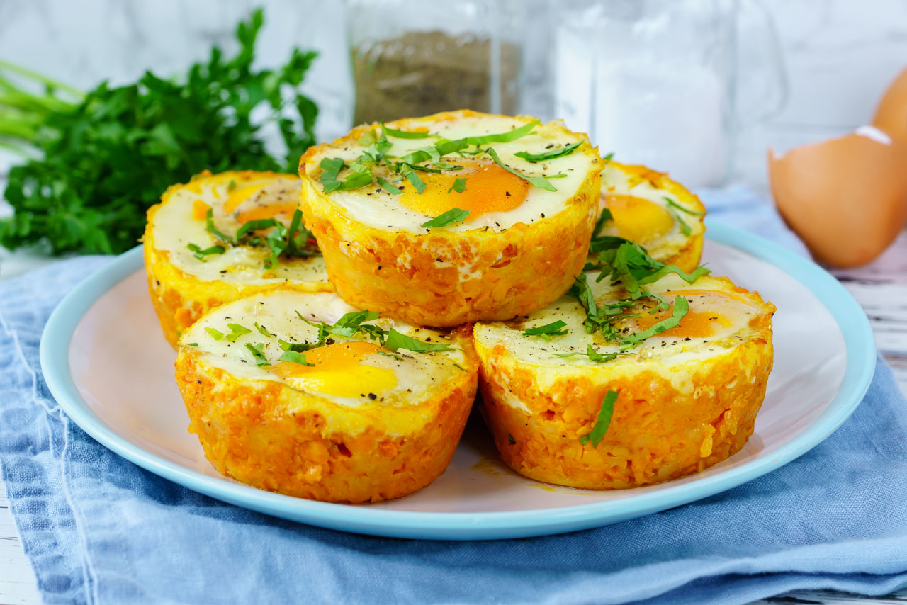 Sweet Potato Egg Cups for a Simply Delicious Clean Eating Morning!