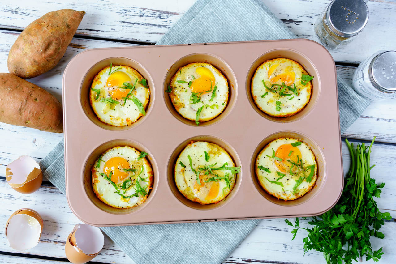 Sweet Potato Egg Cups for a Simply Delicious Clean Eating Morning!