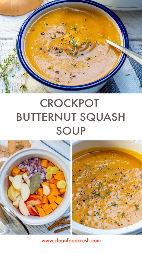 This Crock-pot Butternut Squash Soup Helps Reduce Inflammation and Boost Collagen Production!